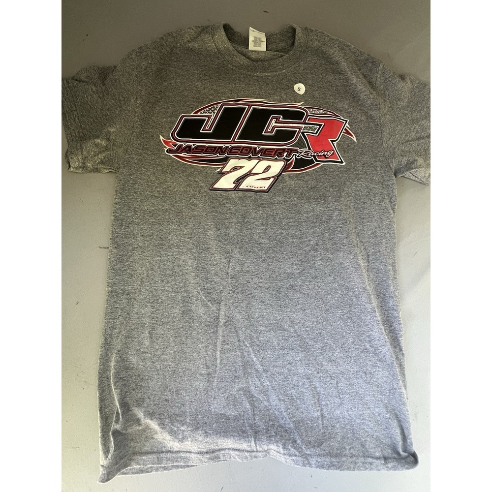 New Vintage Jason Covert Racing‎ Shirt Gray Size Small